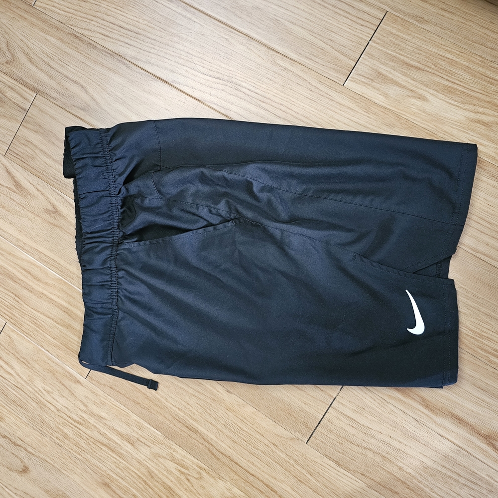 Black Athletic Shorts with Logo